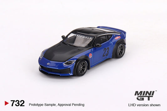 MINI GT #732 1/64 Nissan Z LB★NATION WORKS Serian Blue ( RHD )