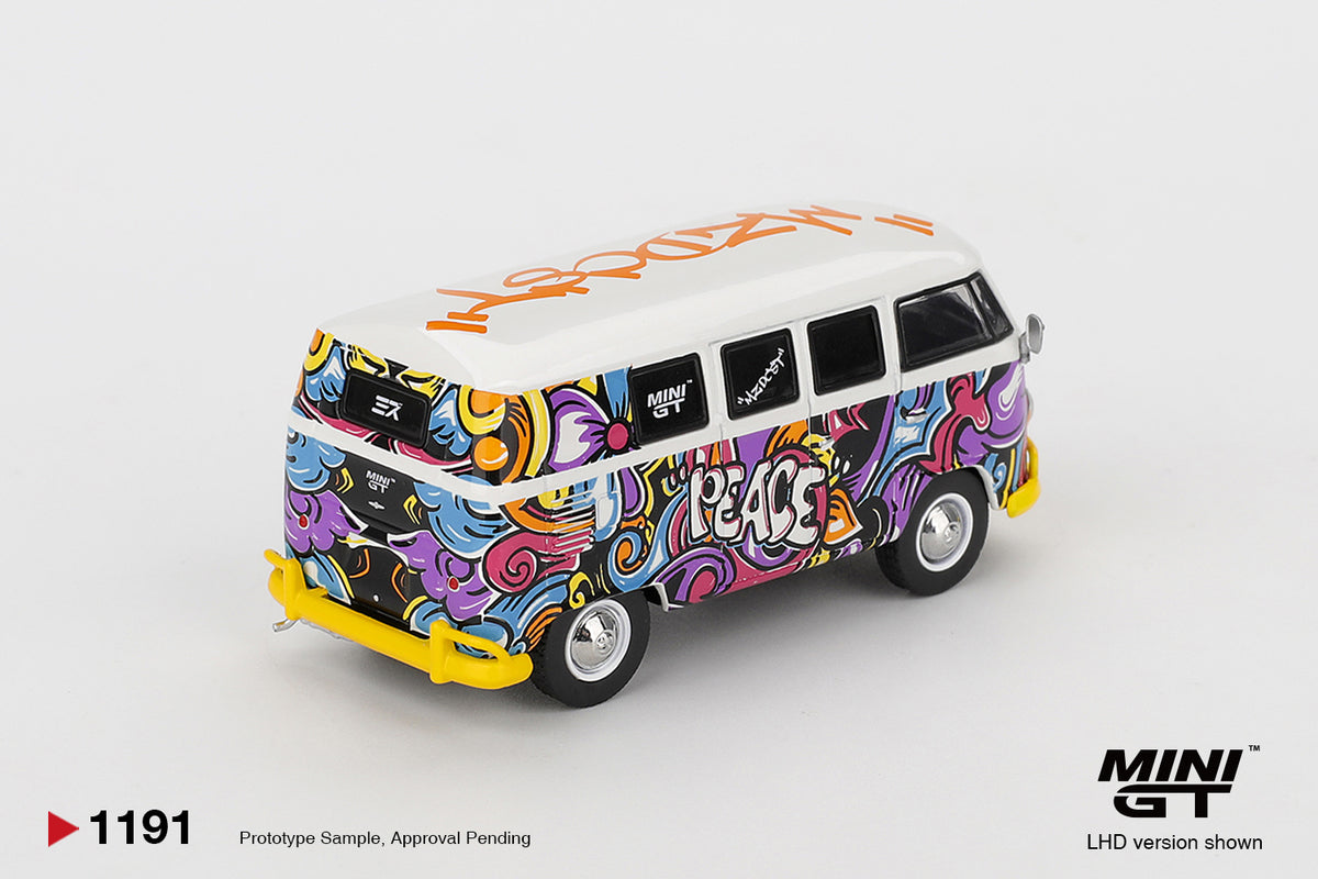 MINI GT #1191 1/64 Volkswagen T1 Microbus Mizu Design LHD