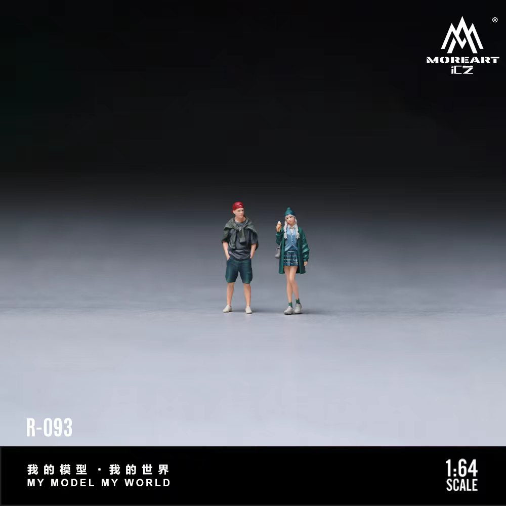 MOREART 1/64 ICE CREAM SWEET GIRL COOL GUY COUPLE FIGURE SET MO223093