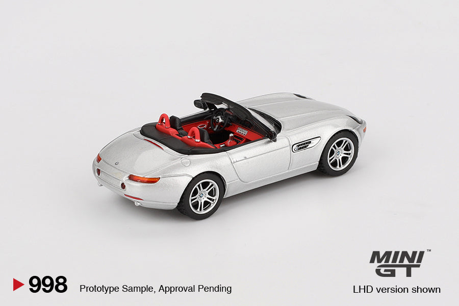 MINI GT #998 1/64 BMW Z8 Silver (LHD)
