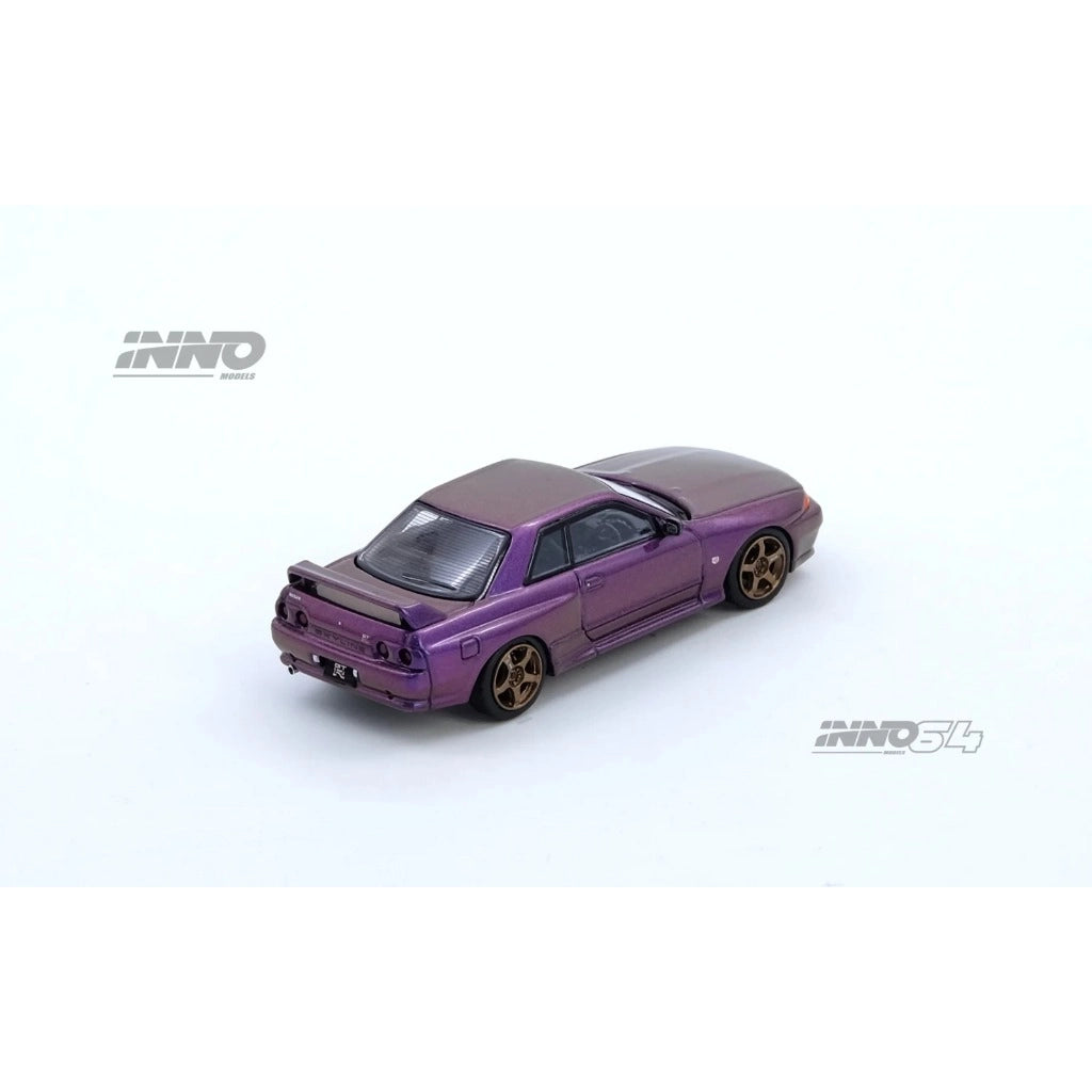 INNO 64 1/64 NISSAN SKYLINE GT-R (R32) MIDNIGHT PURPLE AUSTRALIAN SPECIAL EDITION - IN64-R32-MP-AS