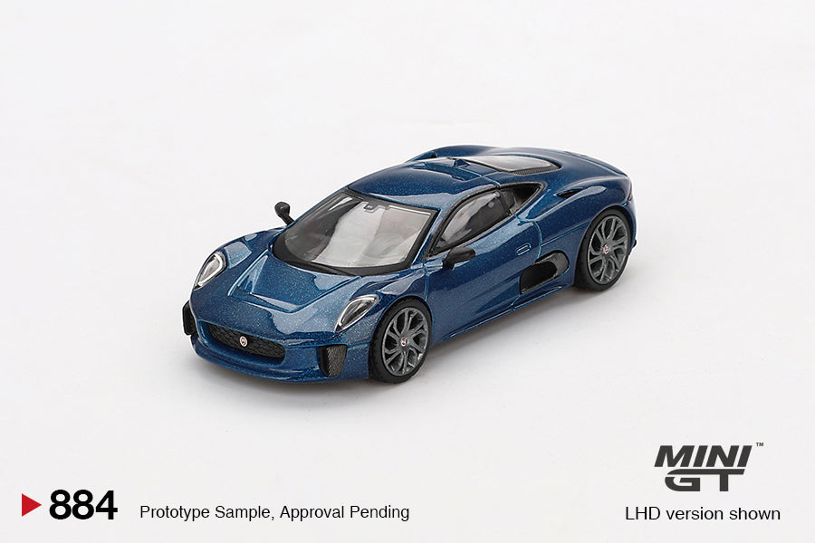 MINI GT #884 1/64 Jaguar C-X75 Blue (LHD)