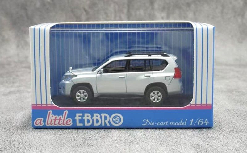 EBBRO 1/64 TOYOTA PRADO SILVERY