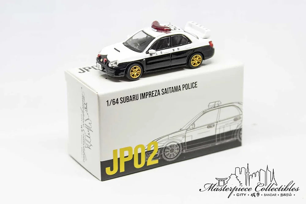 MASTERPIECE COLLECTIBLES JP02 Subaru Impreza Japan Police (Saitama Prefecture)