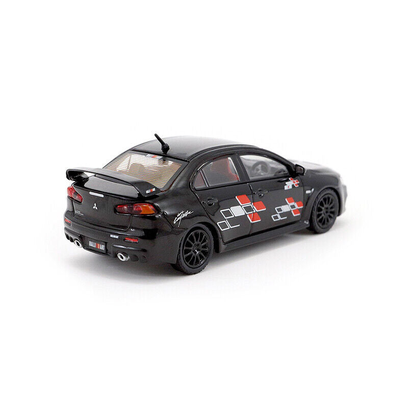 Tarmac Works 1/64 Mitsubishi Lancer Evolution X Ralliart Edition Black