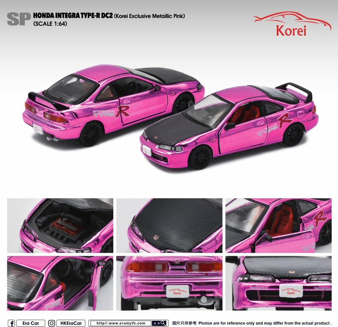 Era Car 1/64 ERA CAR HONDA INTEGRA TYPE-R DC2 METALLIC PINK ( KOREI EXCLUSIVE)
