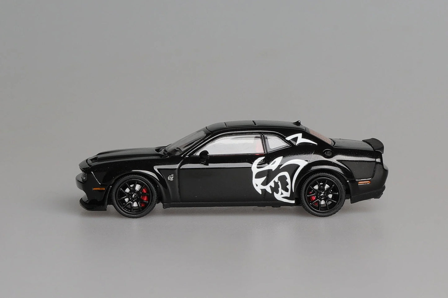 Stance Hunters SH 1/64 - Dodge SRT Hellcat diecast model - Pearl Black with demon livery