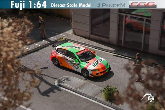 Fuji 1/64 Pandem Civic EG6 Fifth Generation Mk5 Rocket Bunny JACCS Livery #14