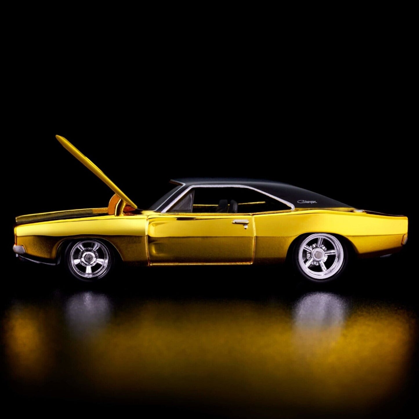 Hot Wheels Collectors RLC Exclusive 1969 Dodge Charger R/T GOLD