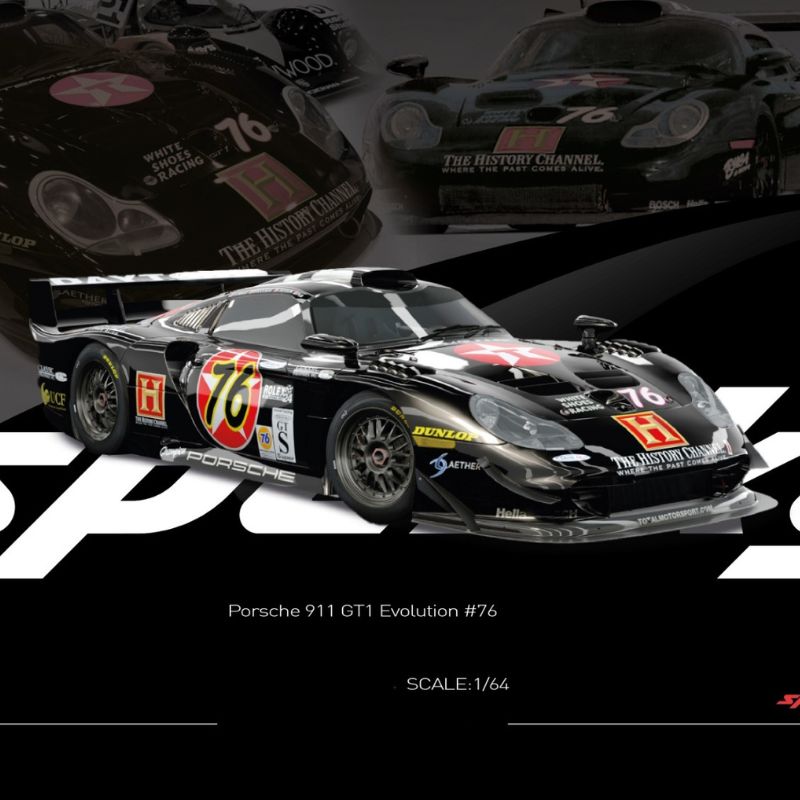 Sparky 1/64 Porsche 911 GT1 Evo #76