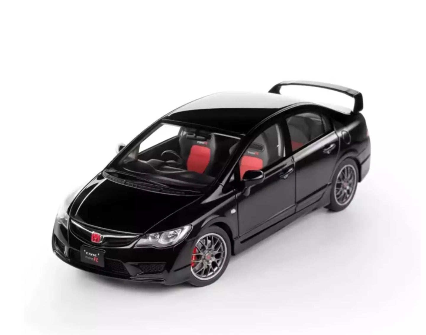 WELL 1/18 HONDA CIVIC FD2 TYPE R BLACK