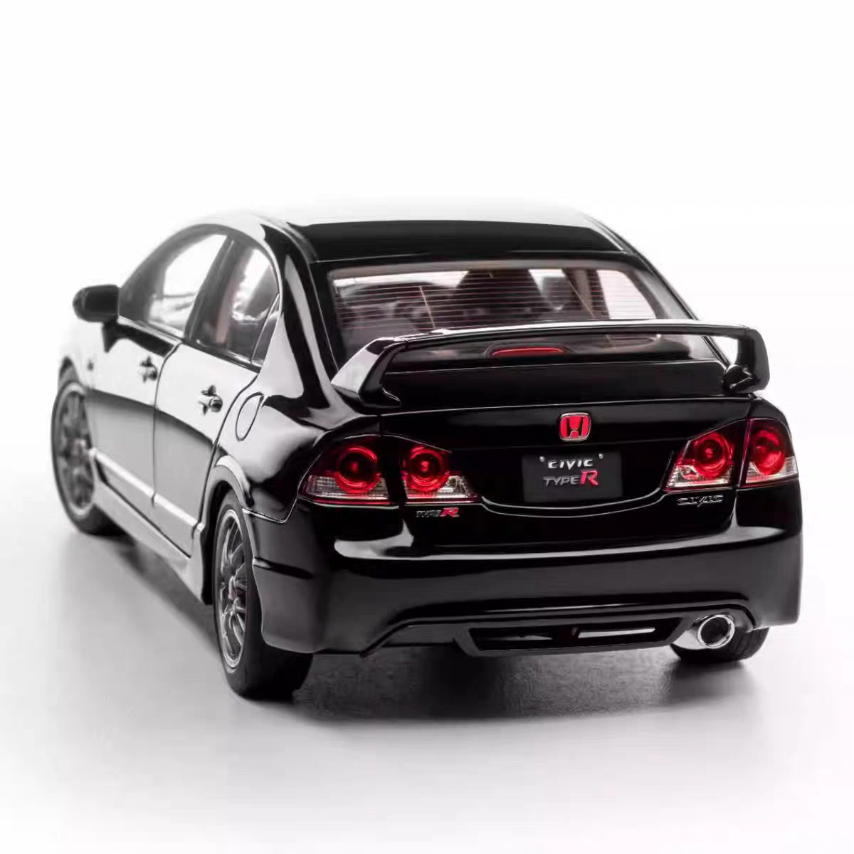 WELL 1/18 HONDA CIVIC FD2 TYPE R BLACK