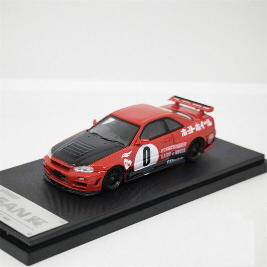 FAST & SPEED 1/64 NISSAN SKYLINE GT-R R34 NFS RED