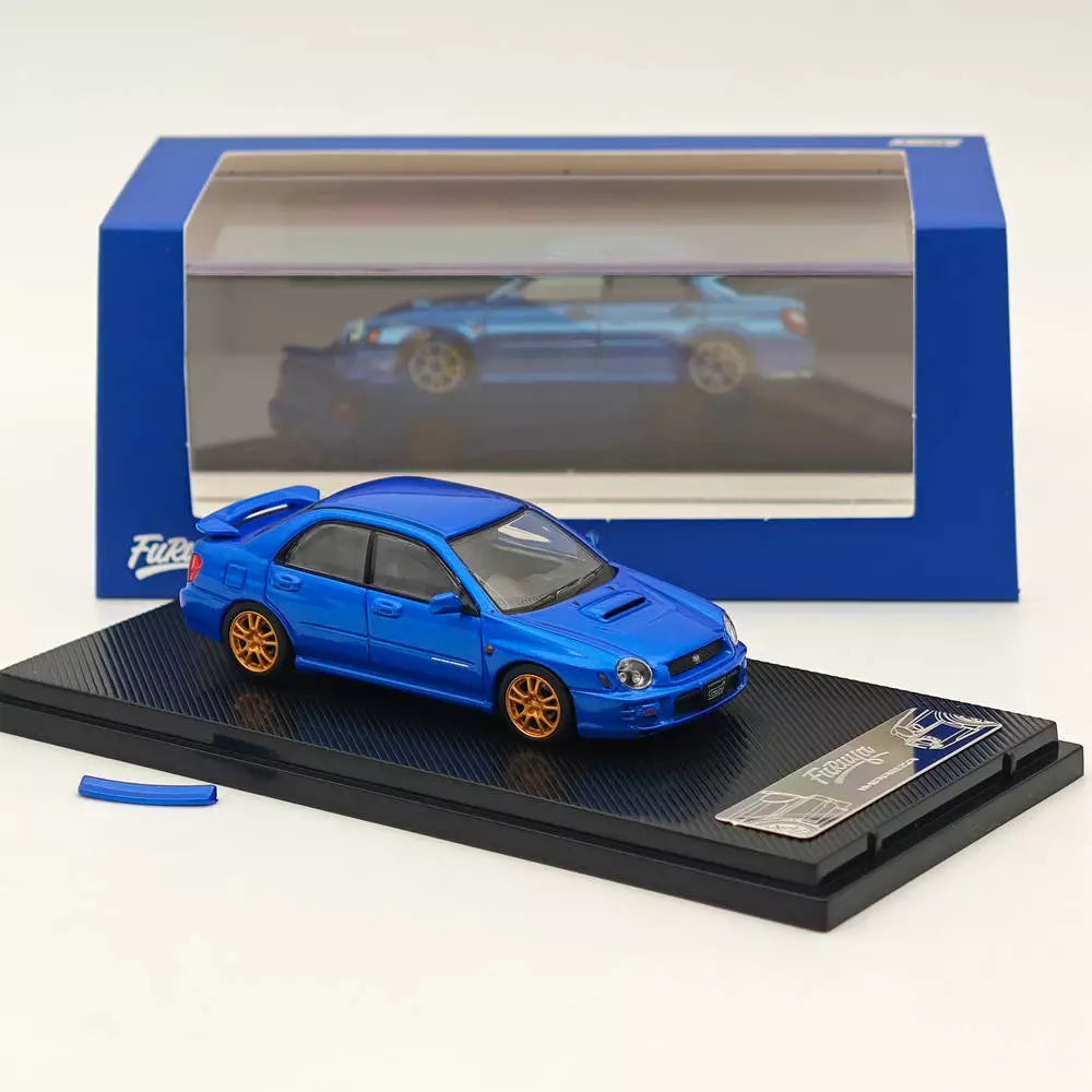 Furuya 1/64 Subaru Impreza WRX STi Sedan (Mk2 GD Bugeye) Blue