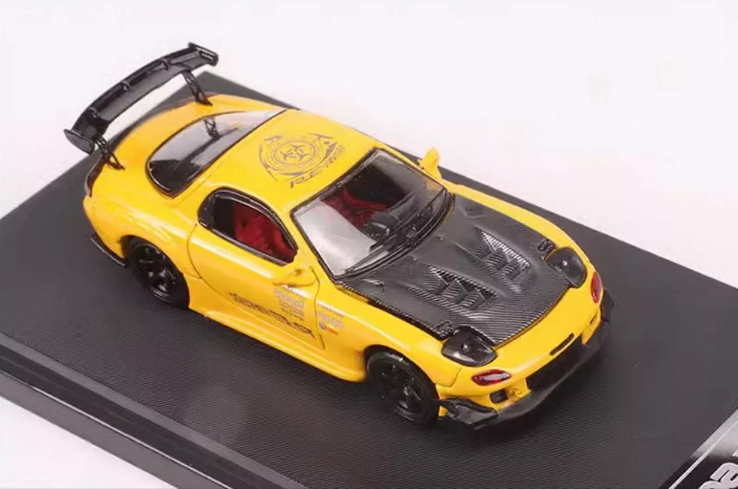 BSC 1/64 Scale Mazda RX-7 FD3S Yellow Black