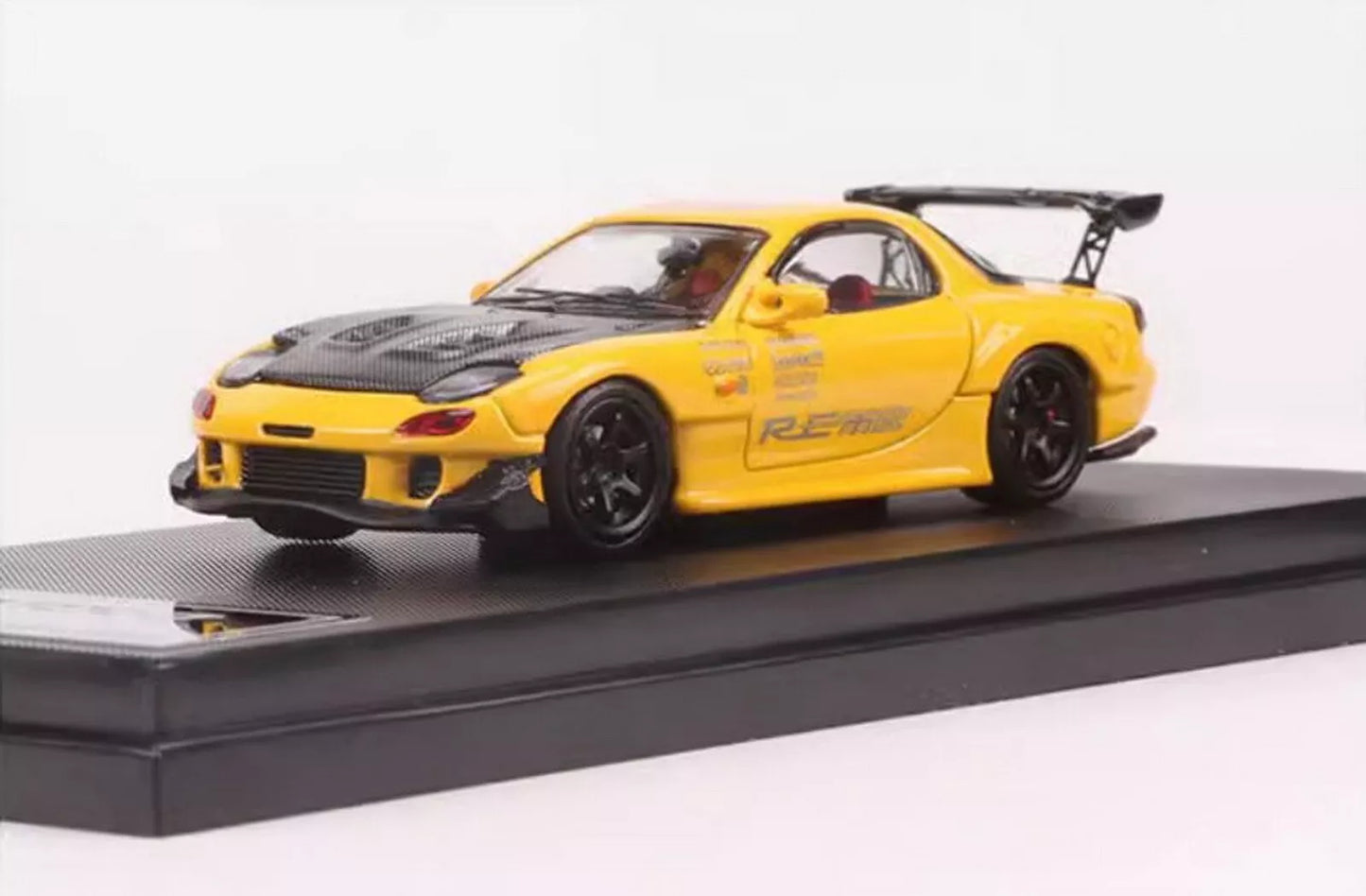 BSC 1/64 Scale Mazda RX-7 FD3S Yellow Black