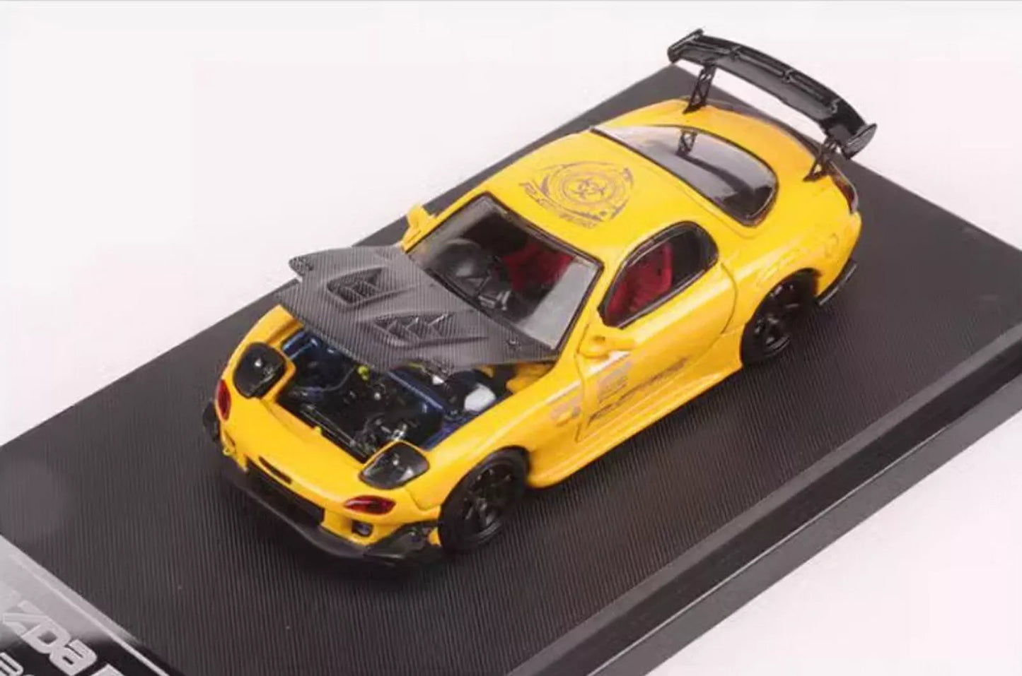 BSC 1/64 Scale Mazda RX-7 FD3S Yellow Black