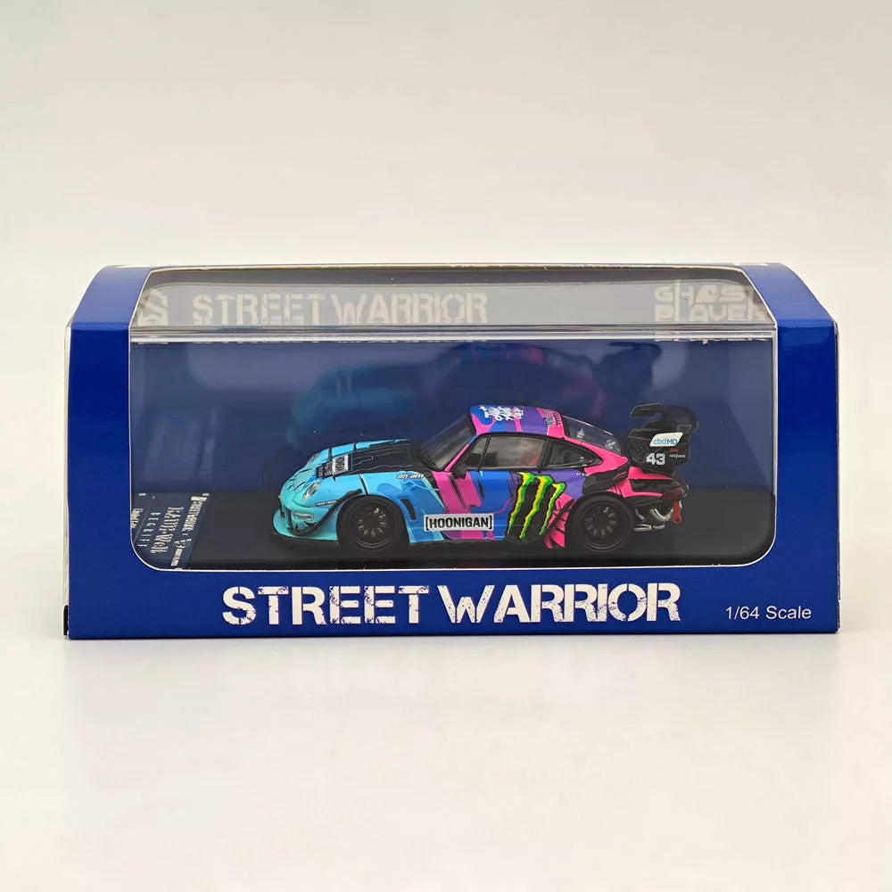 STREET WARRIOR X GHOST PLAYER 1/64 Porsche 993 RWB Monster Hoonigan