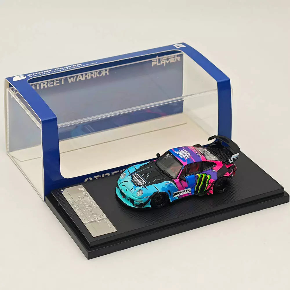 STREET WARRIOR X GHOST PLAYER 1/64 Porsche 993 RWB Monster Hoonigan