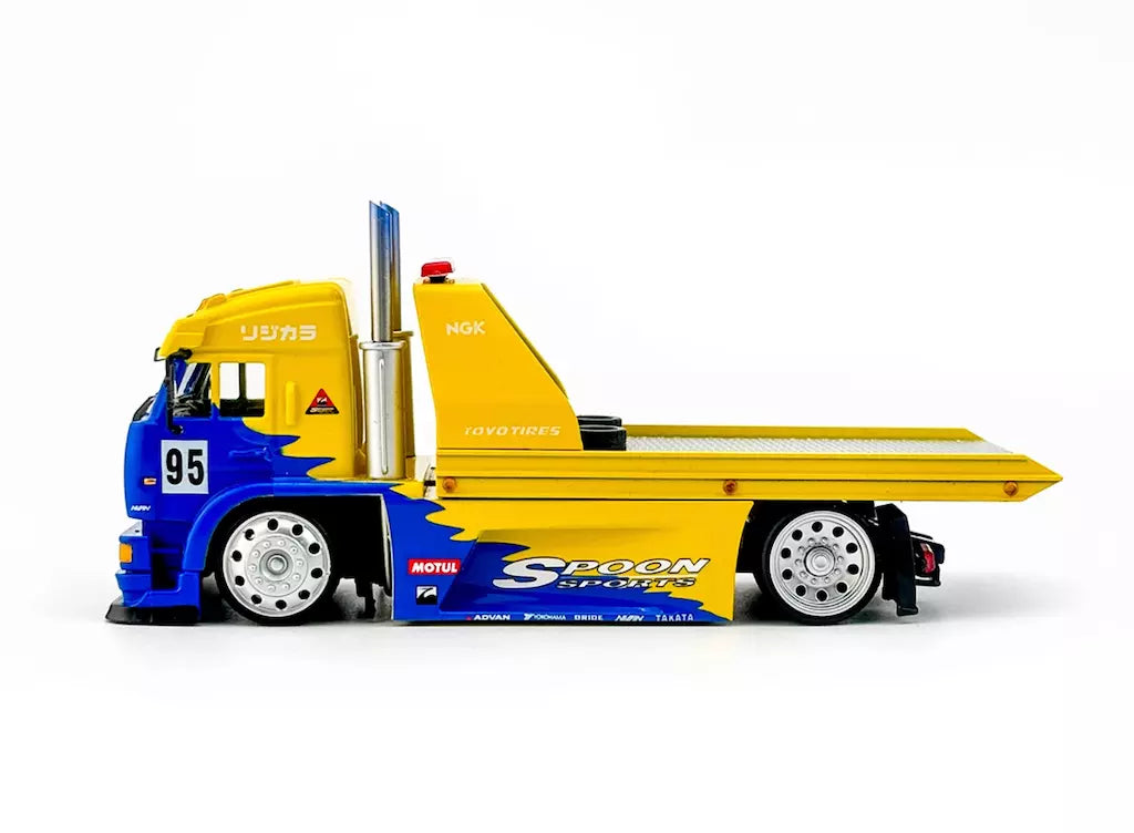 Street Weapon 1/64 KamaZ Spoon Sports Flatbed Tow Truck Model