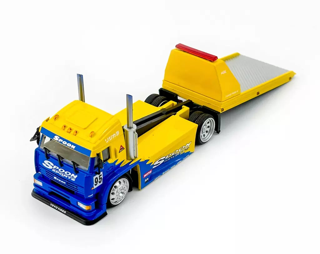 Street Weapon 1/64 KamaZ Spoon Sports Flatbed Tow Truck Model