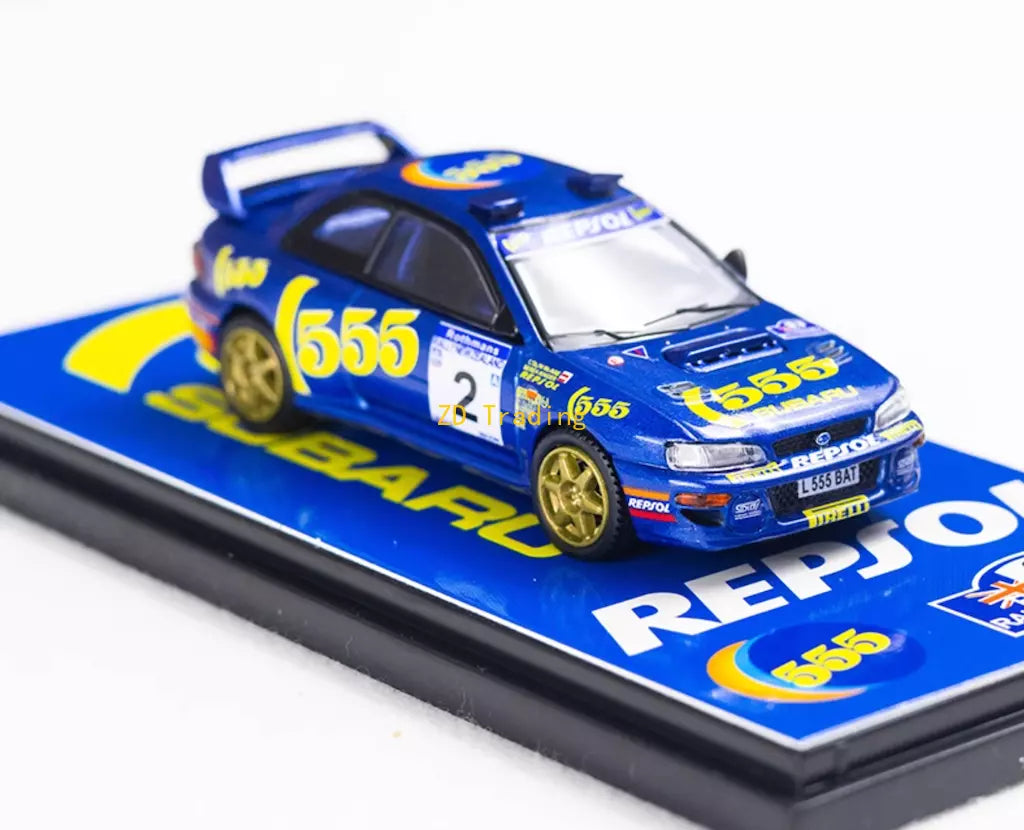Fine works64 1/64 SUBARU WRC #2 Bulgari Rallye Blue