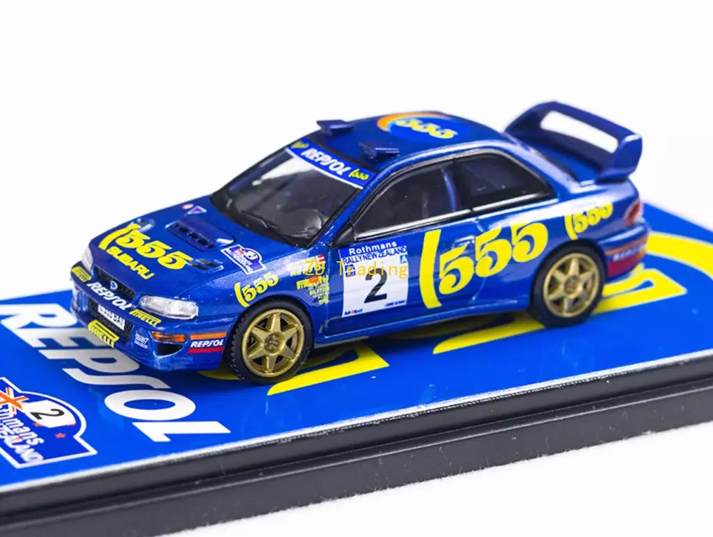 Fine works64 1/64 SUBARU WRC #2 Bulgari Rallye Blue