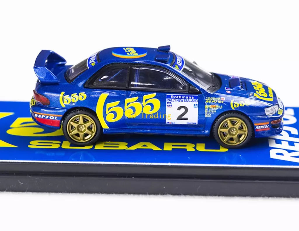 Fine works64 1/64 SUBARU WRC #2 Bulgari Rallye Blue