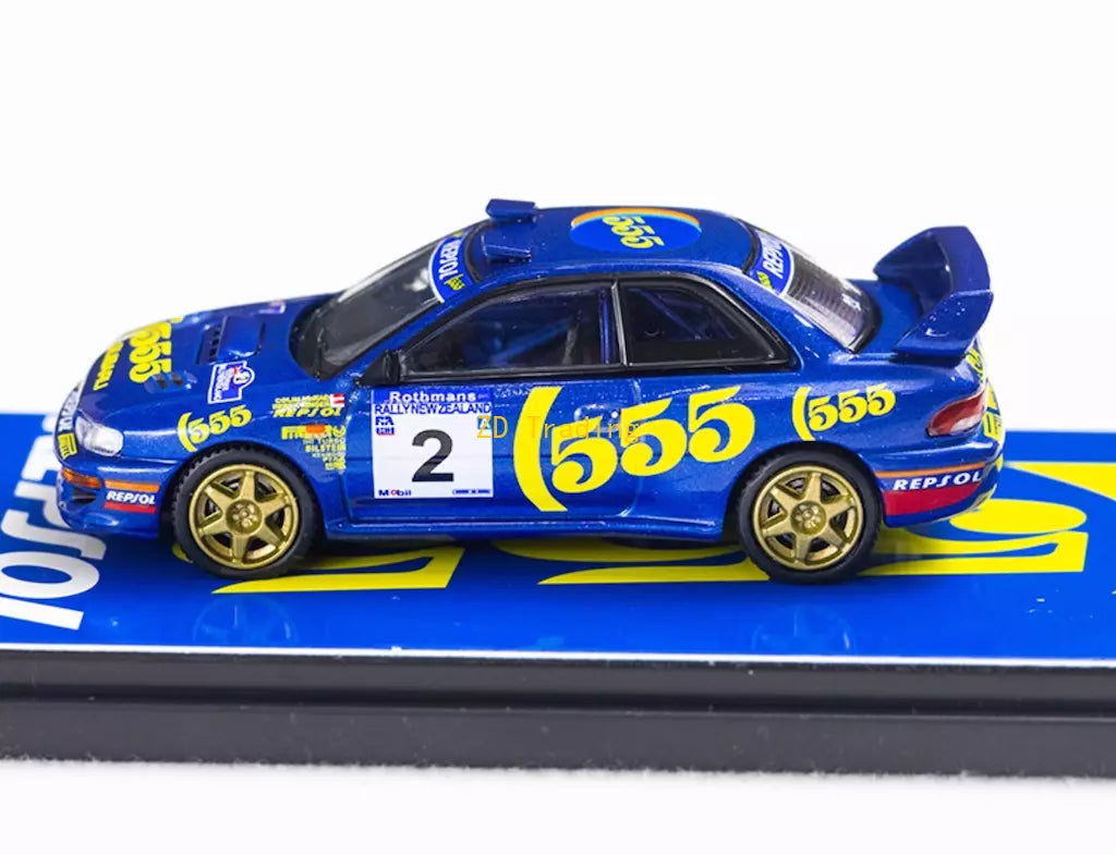 Fine works64 1/64 SUBARU WRC #2 Bulgari Rallye Blue
