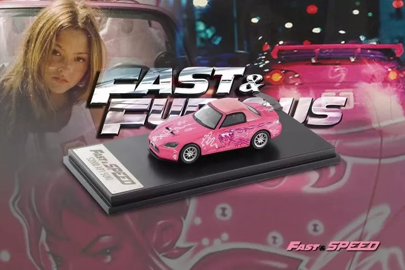 Fast Speed 1:64 Honda S2000 AP1 Soft Top FNF Suki Pink