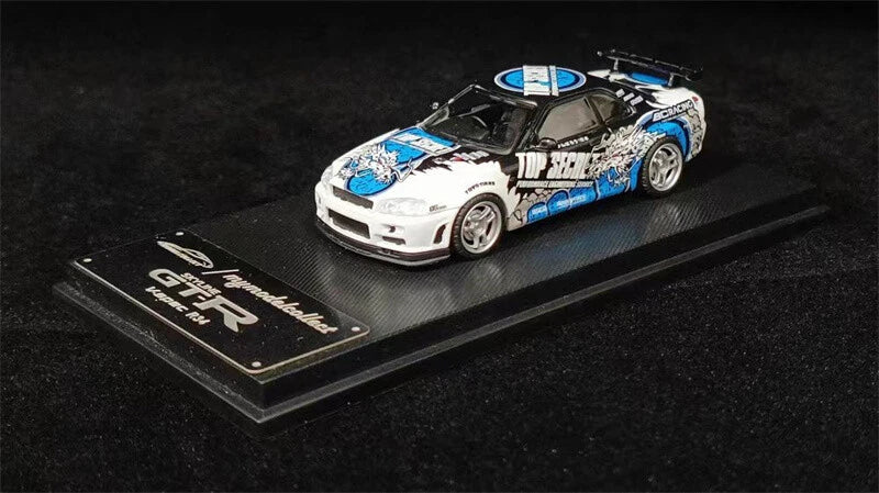 Model Collect 1/64 SKYLINE R34 V-SPEC TOP SECRET