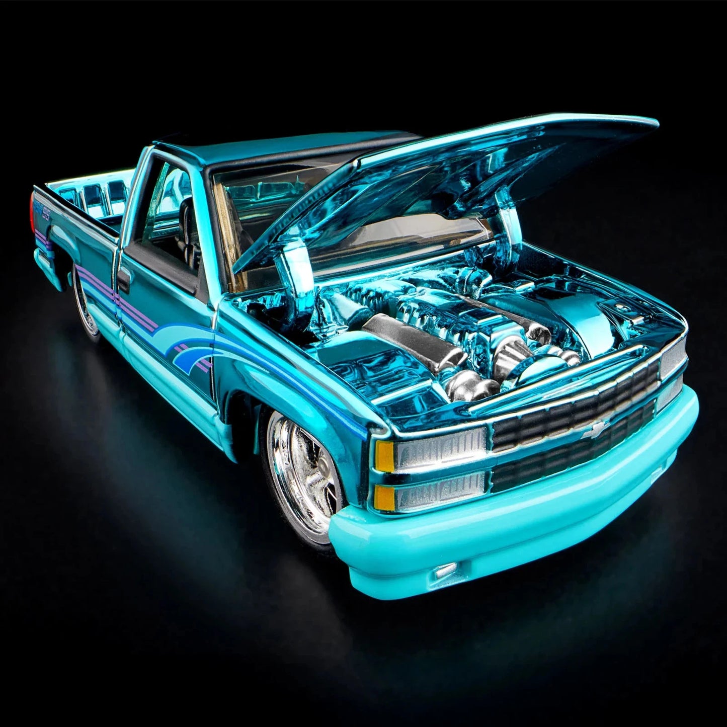 Hot Wheels RLC Exclusive Teal Blue Chevy 454 SS Pickup Truck