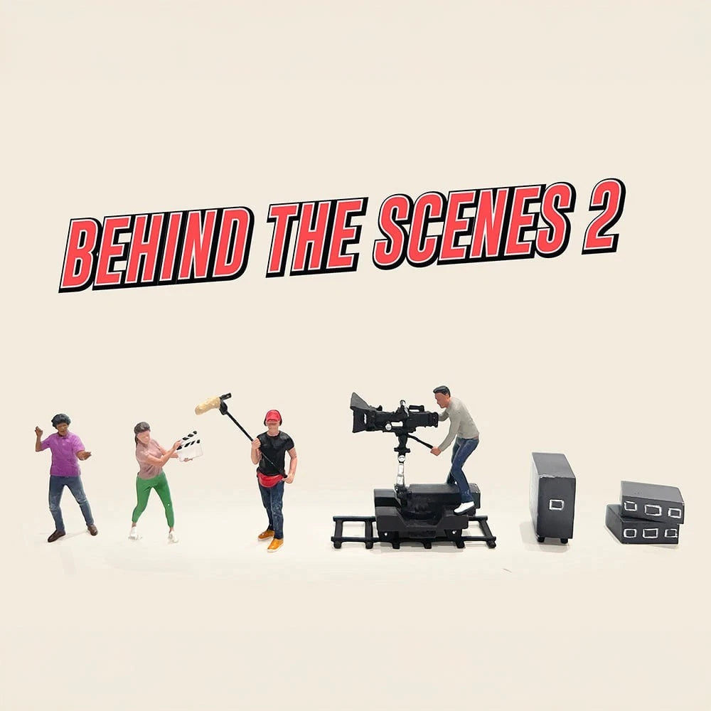 AMERICAN DIORAMA  1/64 Figure Set : Behind the Scenes 2