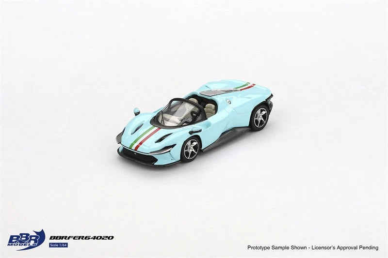 BBR MODELS 1/64 FERRARI DAYTONA SP3 LIGHT BLUE - BBRFER64020