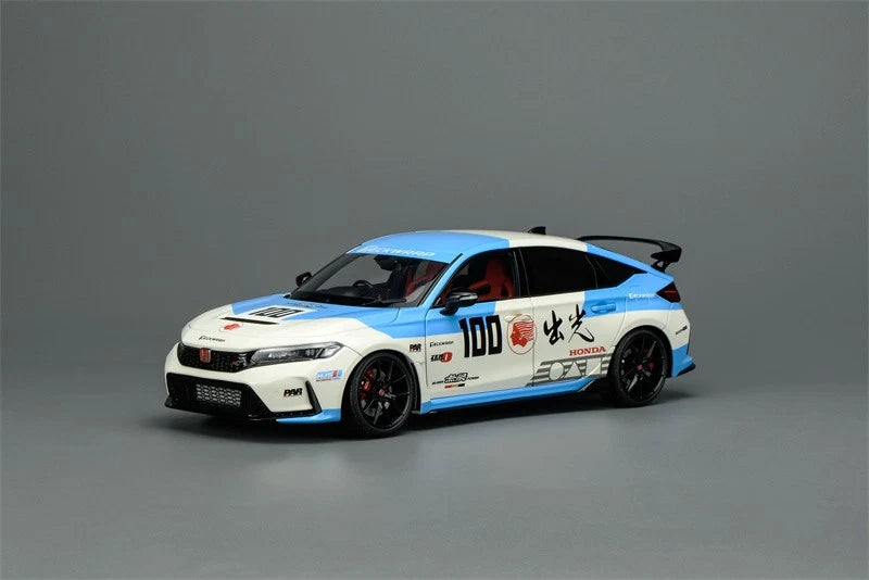 MOTORHELIX 1/18 Honda Civic TYPE R FL5 IDEMITSU BLUE - M85322