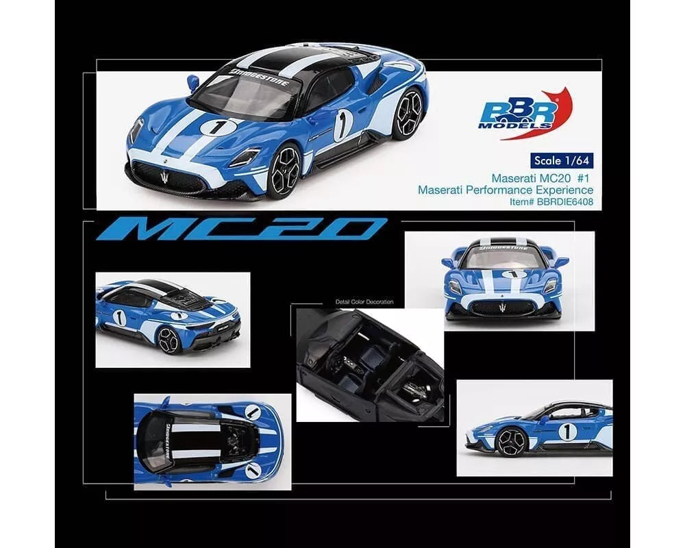 BBR MODELS 1/64 Maserati MC20 #1 Maserati Performance