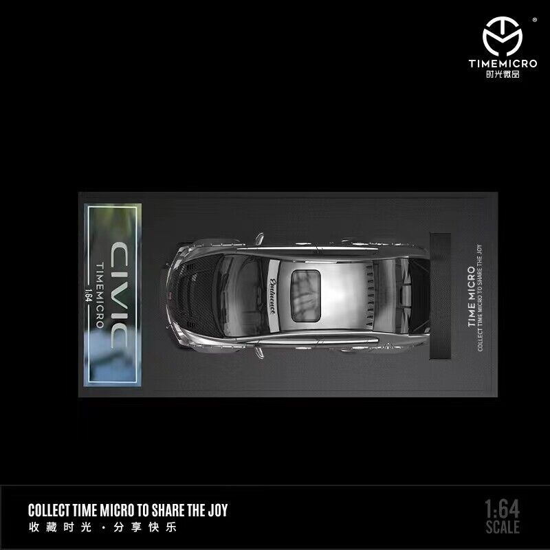 Time Micro 1/64 Honda Civic FD2 Modified Silver