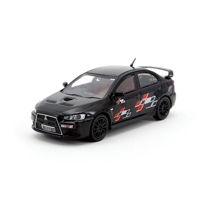 Tarmac Works 1/64 Mitsubishi Lancer Evolution X Ralliart Edition Black