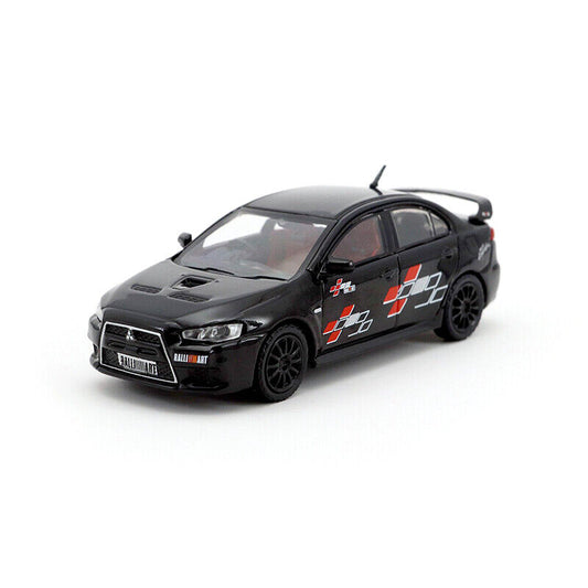 Tarmac Works 1/64 Mitsubishi Lancer Evolution X Ralliart Edition Black