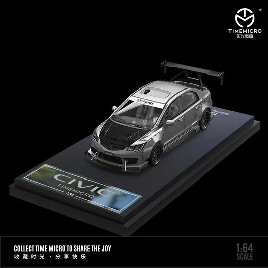 Time Micro 1/64 Honda Civic FD2 Modified Silver