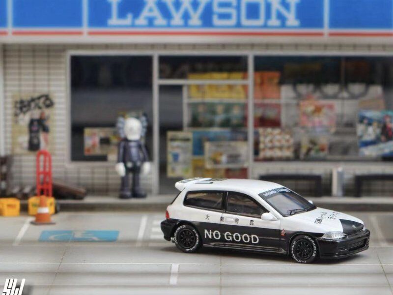 Street Weapon 1/64 Honda Civic Eg6 Japan Police livery