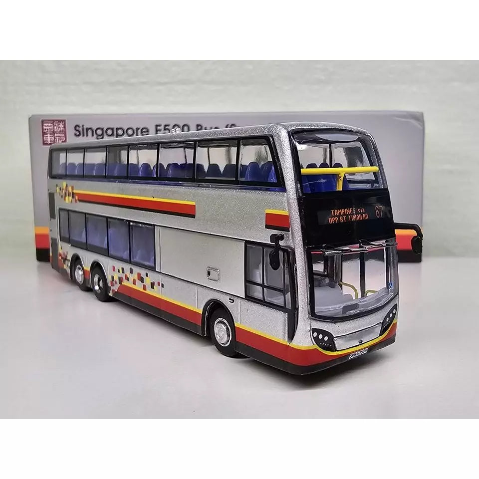 SG_BC_BUS Dennis E500 12M SINGAPORE DOUBLE DECKER BUS 1/120 SERVICE NUMBER 67