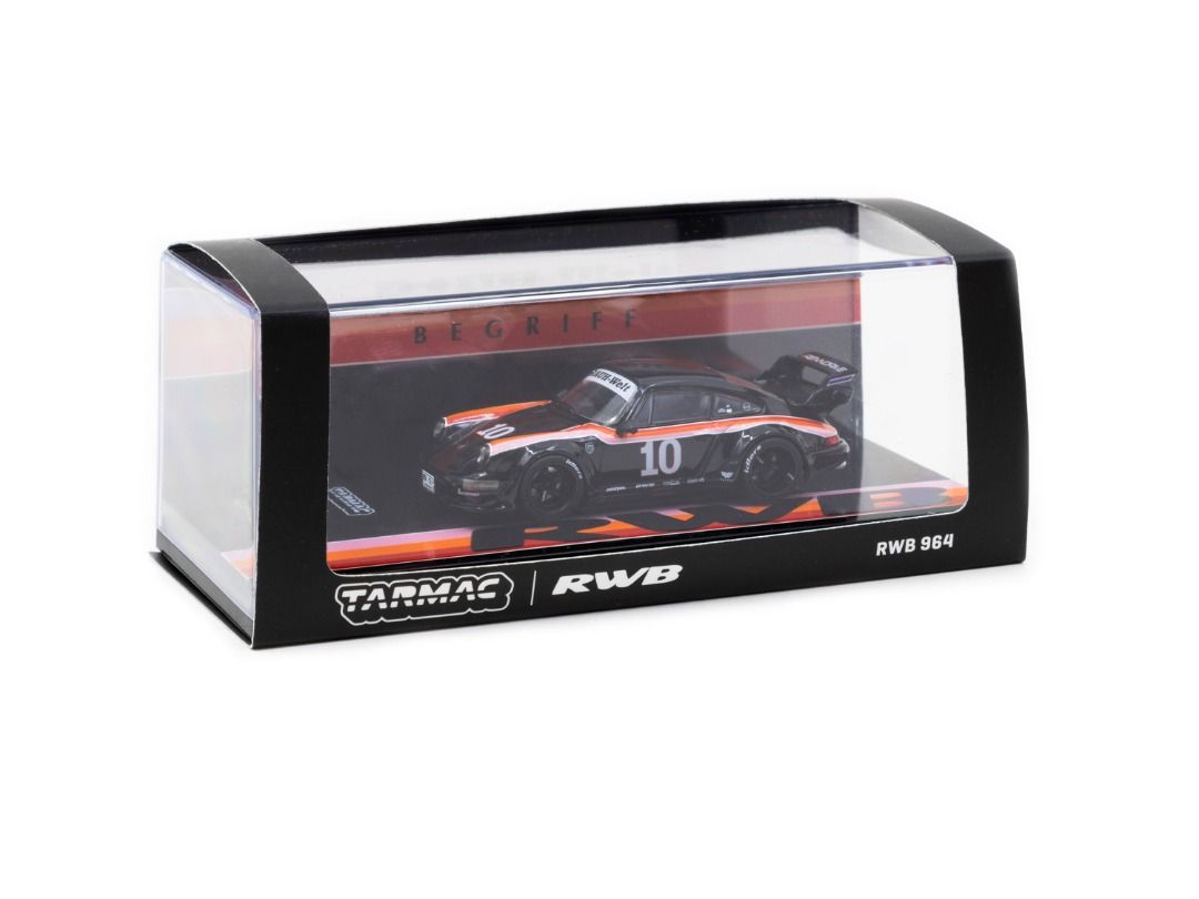 Tarmac Works 1/64 RWB 964 Black #10 Special Edition