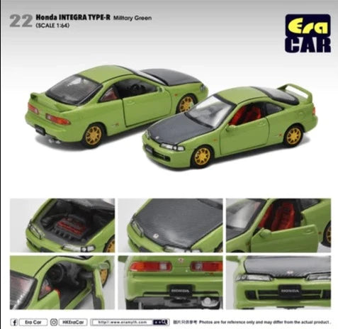 ERA CAR #22 Honda Integra Type-R DC2 Military Green
