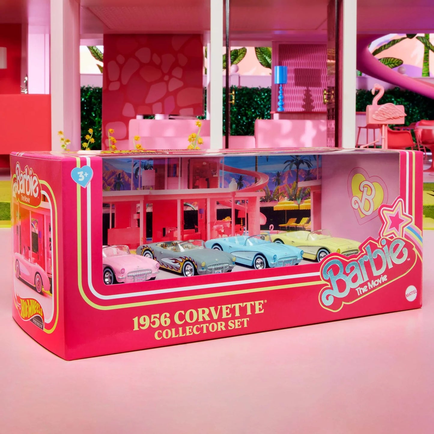 * PRE ORDER * Barbie The Movie Hot Wheels Corvette 4-Pack ( EXCLUSIVE )