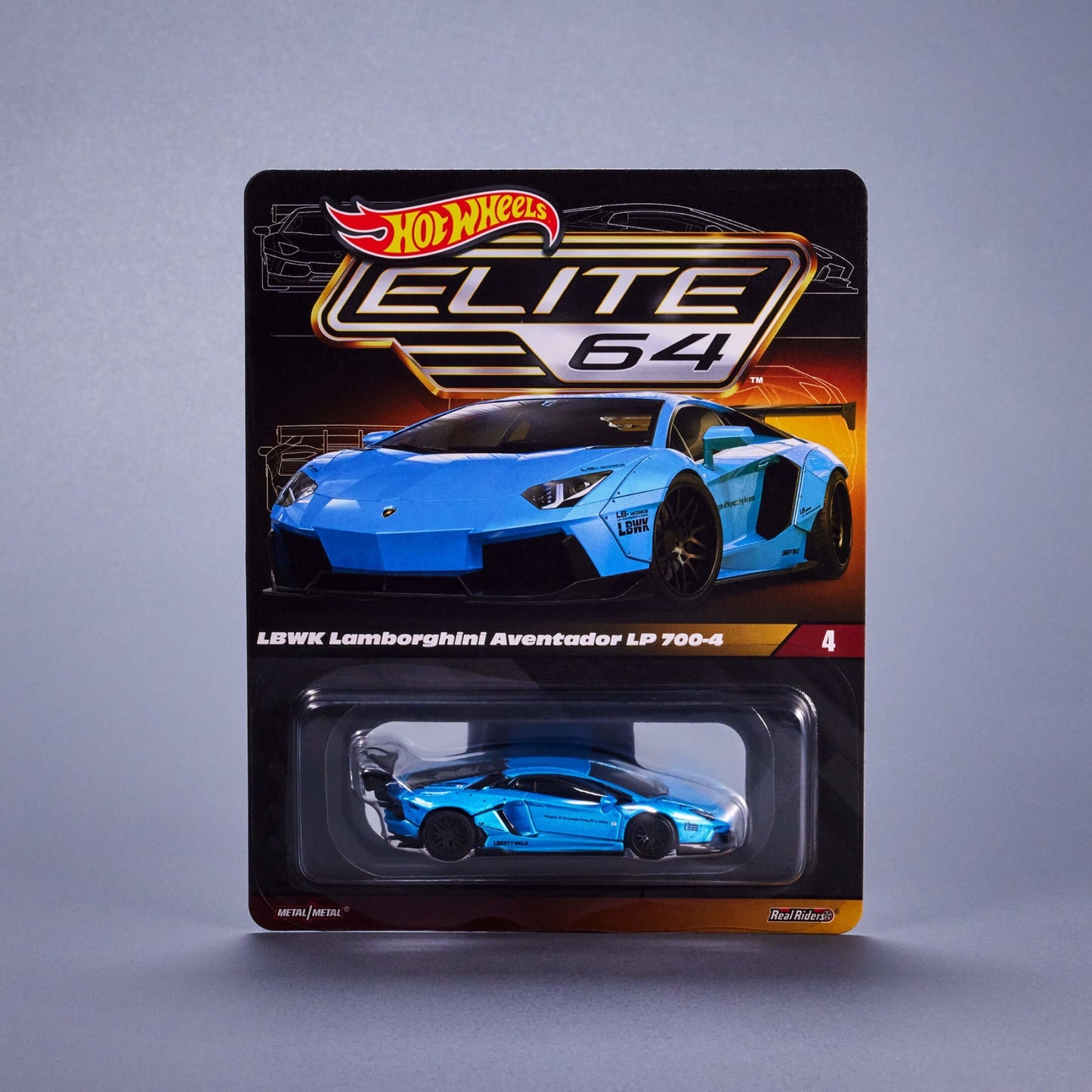 HOT WHEELS Elite 64 Series LBWK Lamborghini Aventador LP 700-4