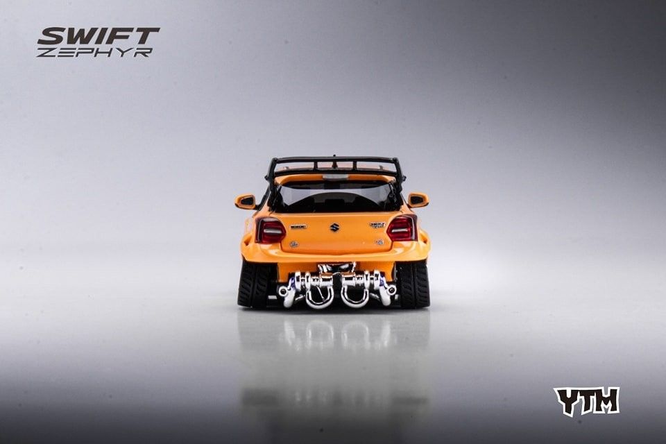 YTM 1/64 Suzuki Swift 3rd Gen Zephyr Modified Version Rear Engine Orange