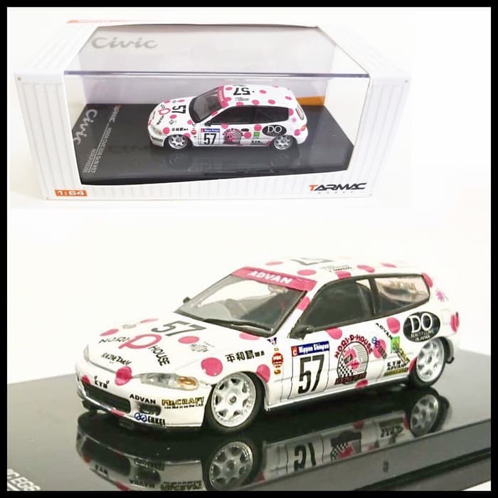 Tarmac Works 1/64 Honda CIVIC EG6 Gr.N #57 NORI-P HOUSE Noriko Sakai