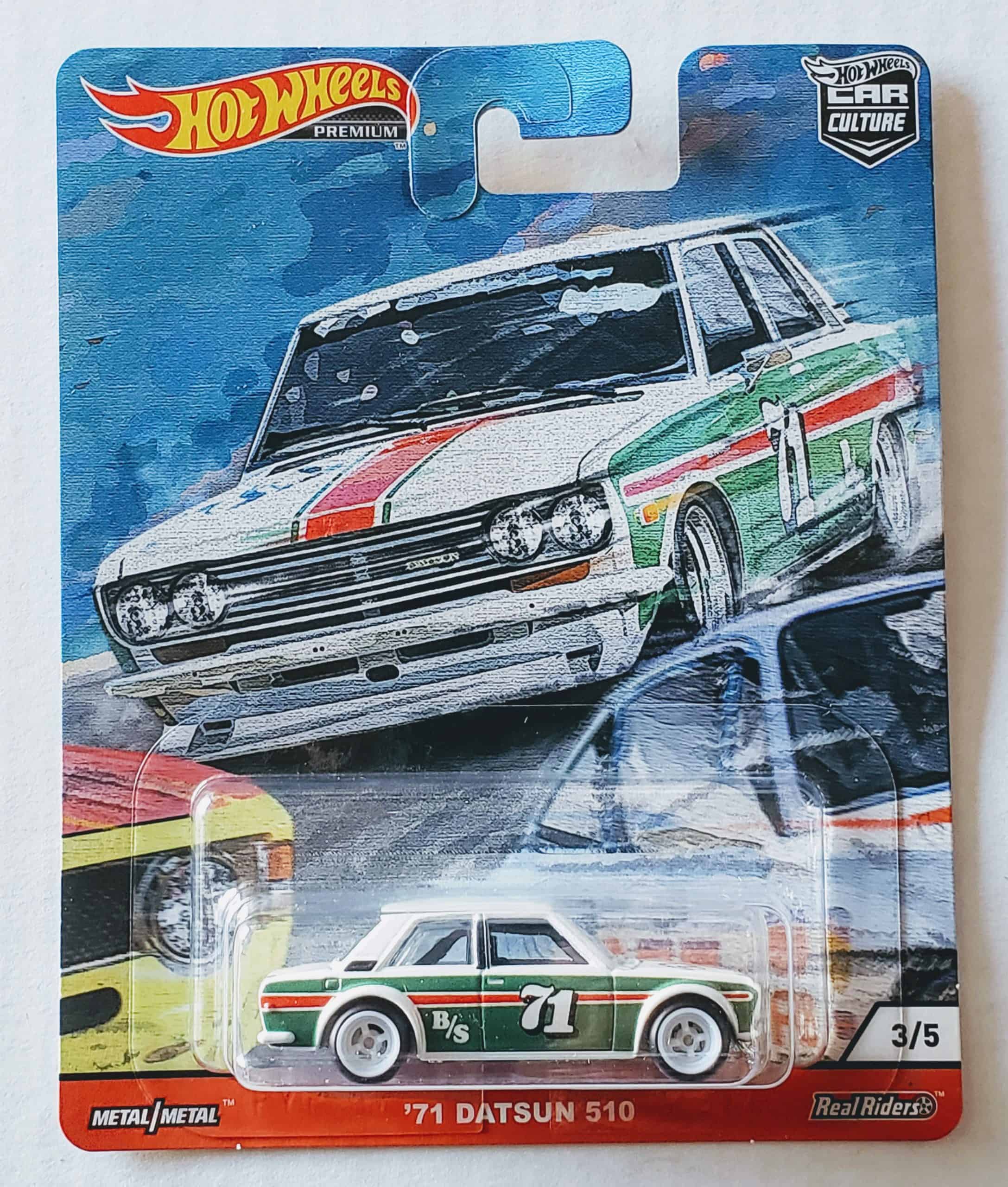 hot wheels datsun bluebird 510 real riders