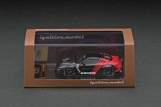 IGNITION MODEL IG2371 1/64 LB-WORKS Nissan GT-R R35 type 2 Black/Red